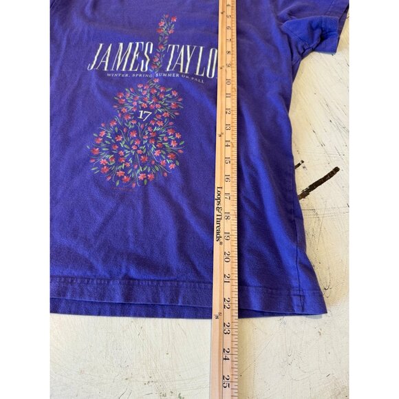 James Taylor Winter Spring Summer Or Fall Purple Women's M T-Shirt By L.A.T. App - Picture 6 of 6